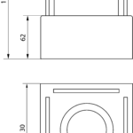 Crystal S in Schwarz – Maße