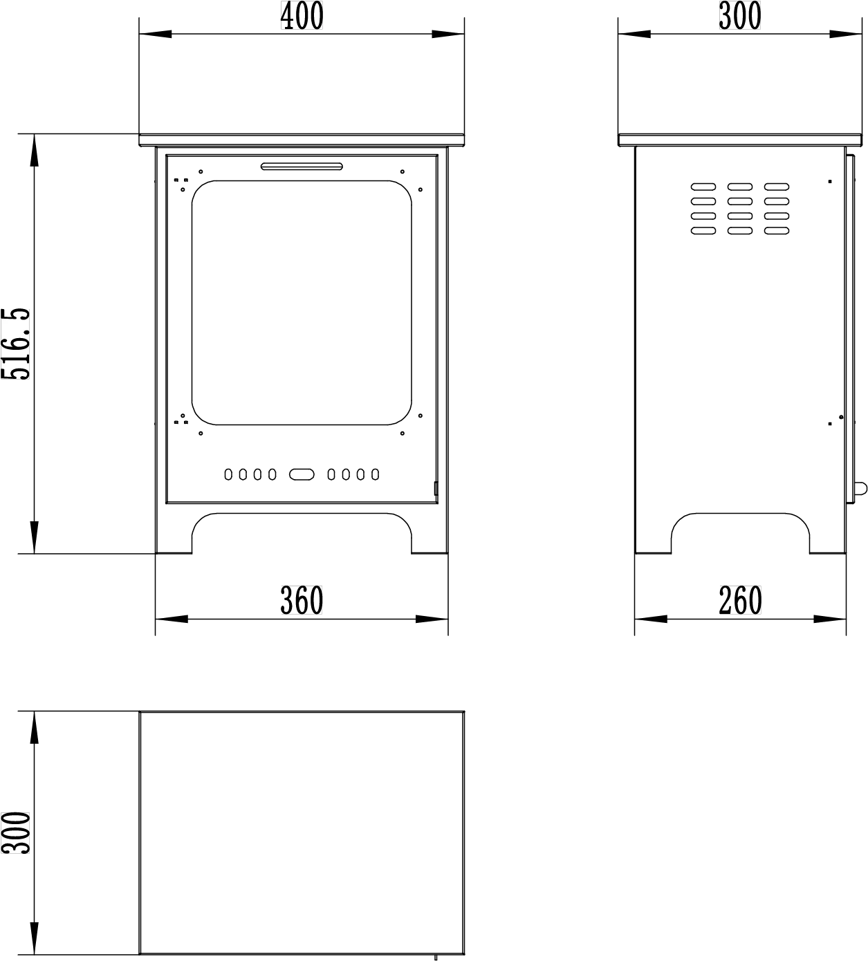 Nova – Maße