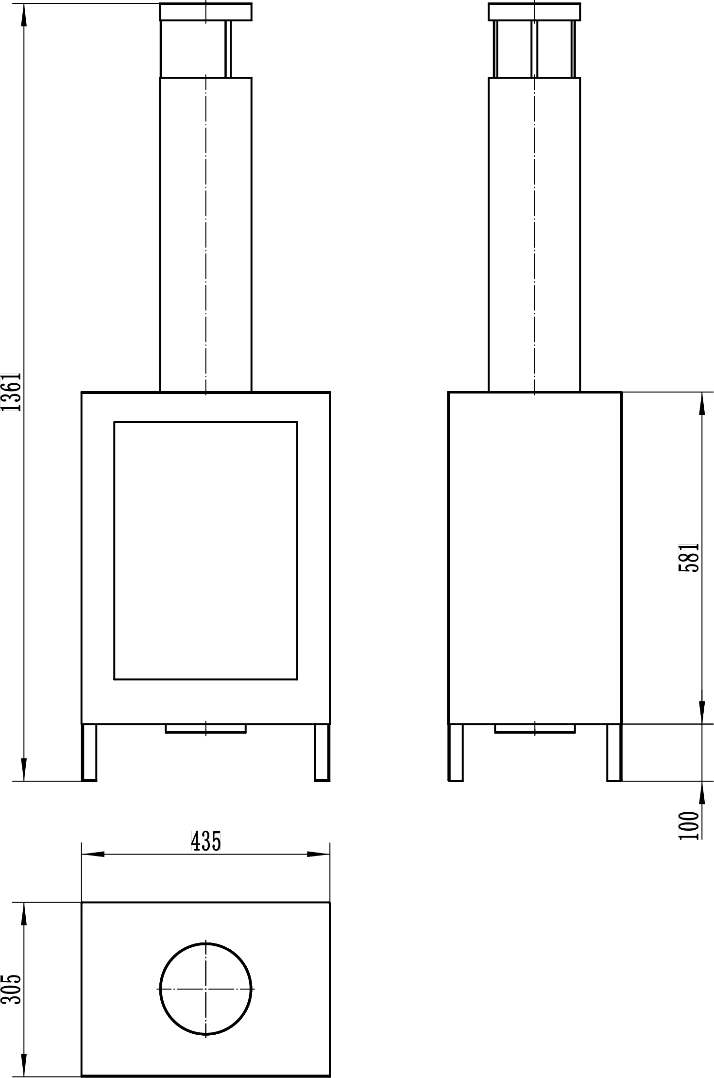 Origin – Maße